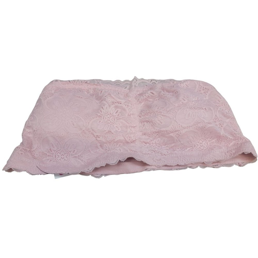 Women's Lace Detail Strapless Top Blake & Co. Pink 1X